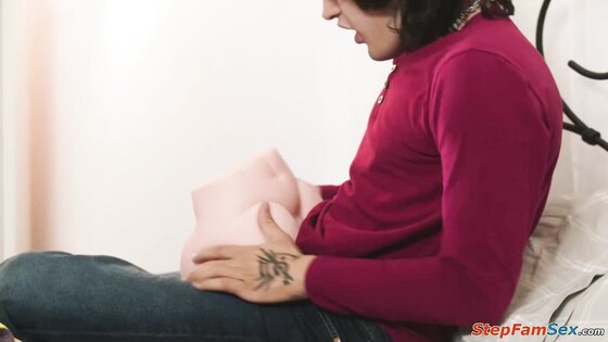 OMG are you fucking a toy pussy stepbro?