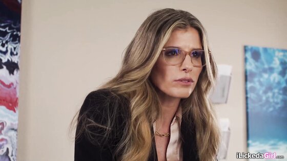 Busty lesbian fucks both gf and stepmom