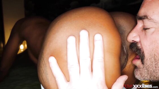 Big tit ebony milf riding white big cock