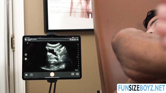 My DILF doctor fucks me while doing ultrasound
