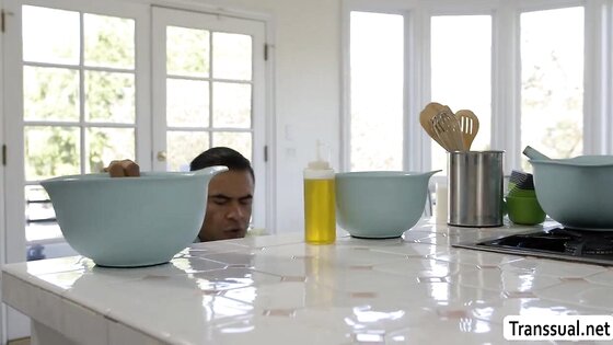 Cake making evolves into intense anal intercourse 2
