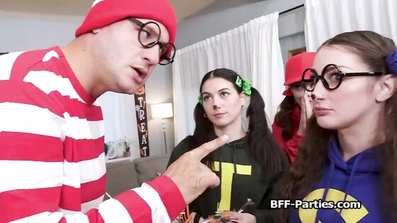 Trick or treat foursome with stealing girlfriends who got busted