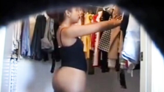 My booty stepsister 21 fits clothes (spying)