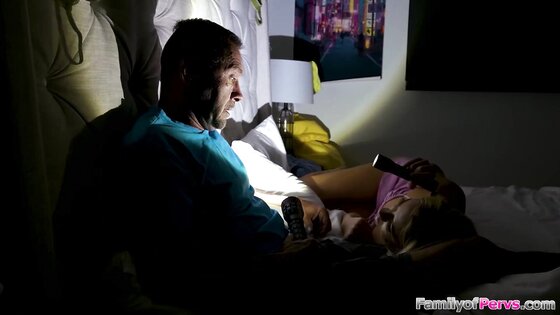 Powers out but my stepdaddys dick is too