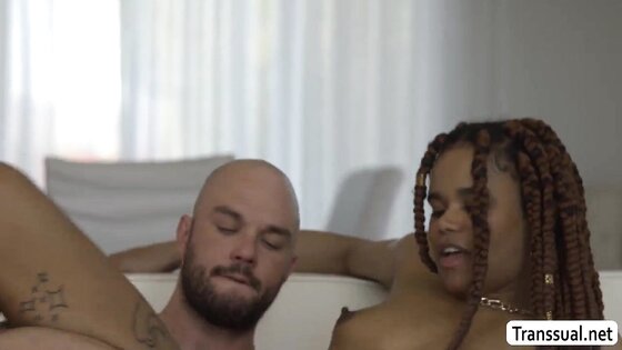 Enjoying the wet ass of my Busty TS ebony friend 2