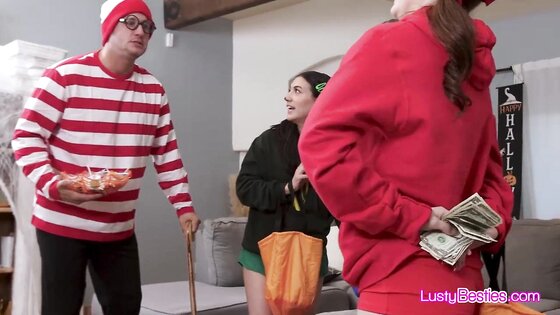Slutty Trio Gets Caught Stealing Candy Then Gets Fucked