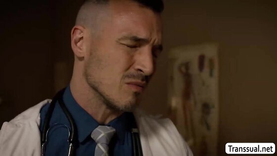 Perv doctor fucks the ass of this thick shemale