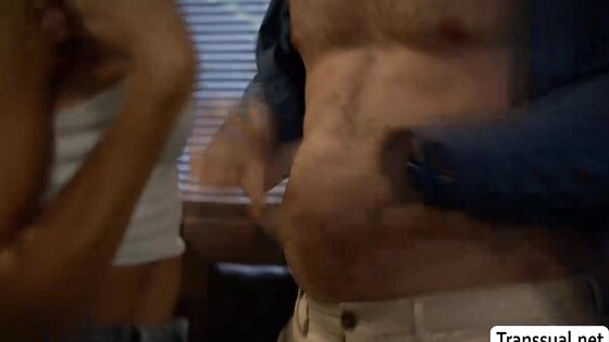 Perv doctor fucks the ass of this thick shemale