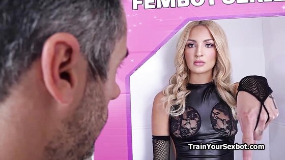 Femme Fatale Fembot Milas Domination Over Her New Owner
