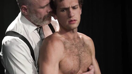 Grooming session with this DILF and his toy