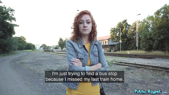 Red Haired Beauty Fucks For Money
