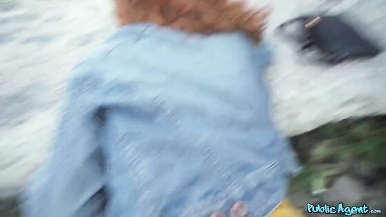 Red Haired Beauty Fucks For Money