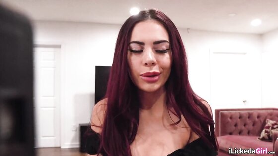 Busty lesbian pussy licking straight bff