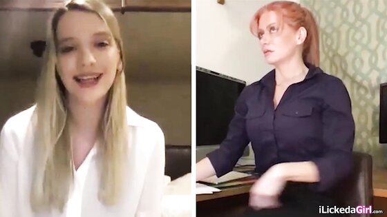 Lesbian boss wanna see secretarys pussy