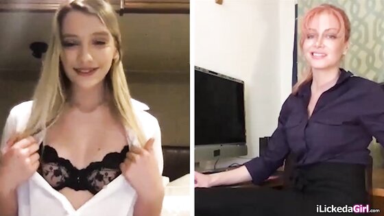 Lesbian boss wanna see secretarys pussy