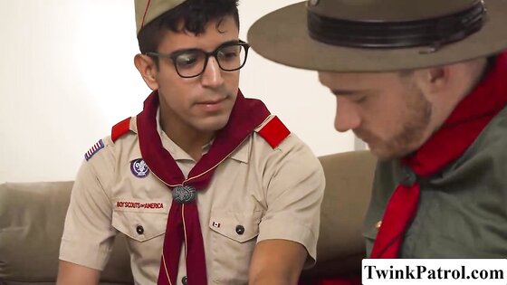 Scout Uniform Boys Get Hot and Heavy in Tent