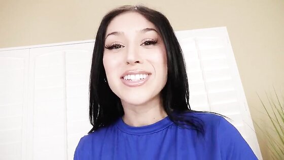 Small Tits Young Brunette Rides Big Cock