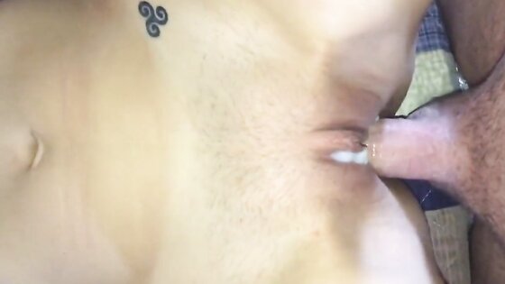 Creampie her pussy