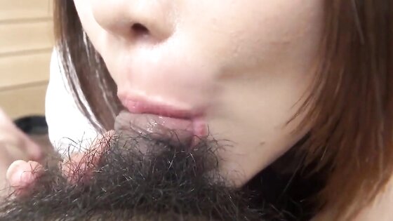 Cute Japanese girl blowjob