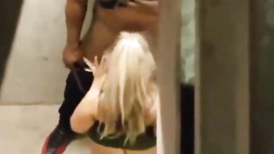 Caught white girl with bbc