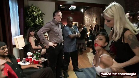 Cute Brunette Slave Sado Fucking