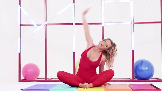 Mature Blonde Yoga Anal