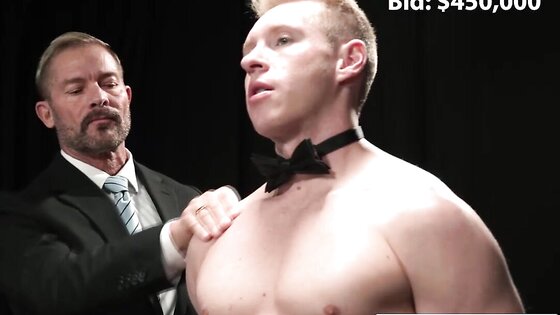 Muscle Boy Auctioned and Used Hard