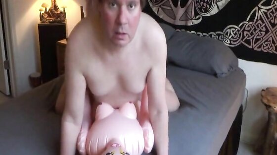 Fucked My Blowup Sex Doll Flat