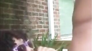 Sucking Dick On the Front  Porch!  (In Broad Daylight)