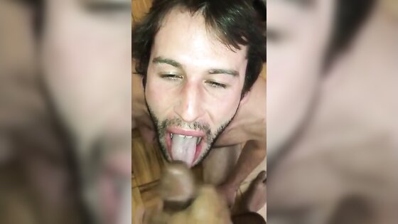 Sucking and Swallowing an Indian Load