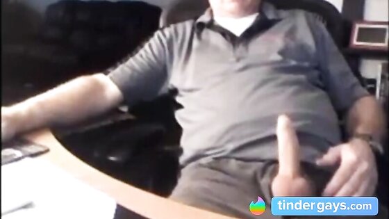 Handsome dad exposing his penis