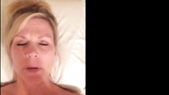 Sexy hot milf records herself cumming while talking dirty