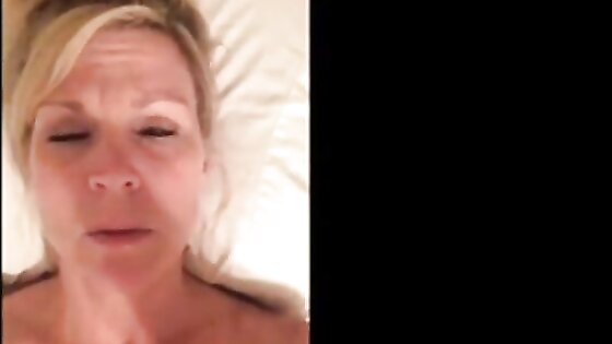 Sexy hot milf records herself cumming while talking dirty