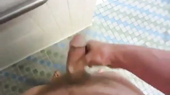 sucking off a stranger in men's shower