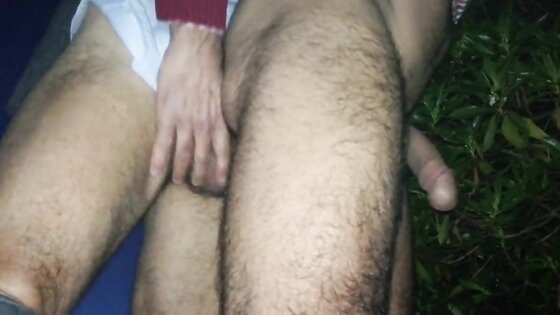 Mature married fucks me in the field maduro  casado me folla