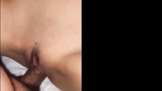 2 Asians group sex with lucky man