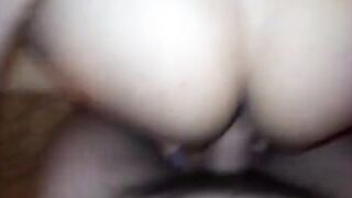 Young couple doggy fuck moaning girl