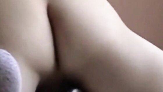 Humping orgasm ass closeup