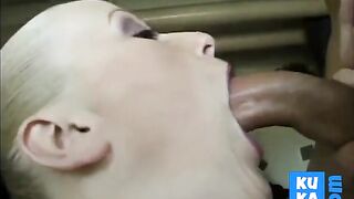 Blonde with big tits gets fucked hard