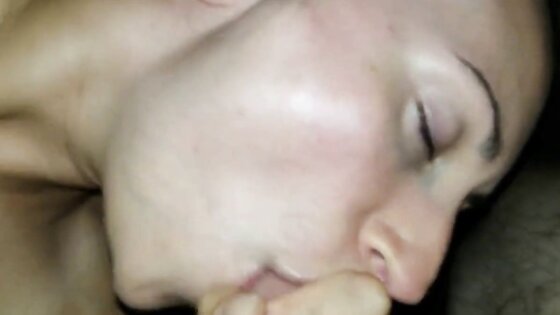 Blowjob from girl with cumshot