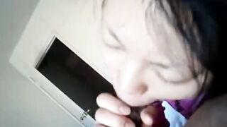 (Asian) Japanese gets black cock inside of her