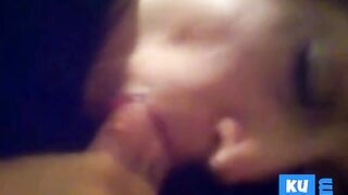 Cute Petite Amateur Sucking Another Big Cock And Swallow