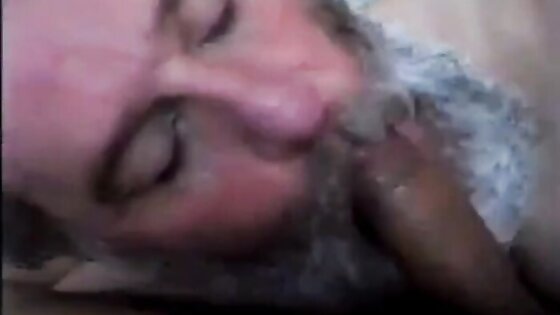 Bearded Daddy Suck and Swallow