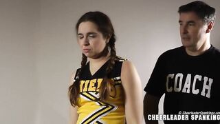 Cheerleader Spanked And Put Into Diaper