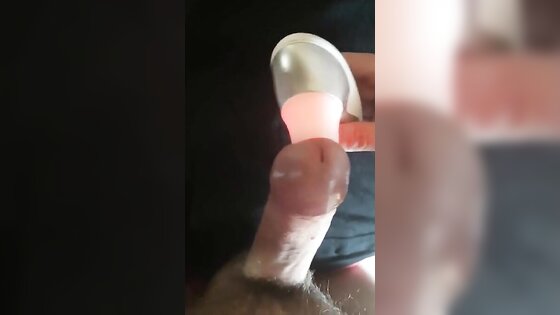 Womanizer male moaning intense orgasm