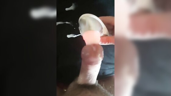 Womanizer male moaning intense orgasm