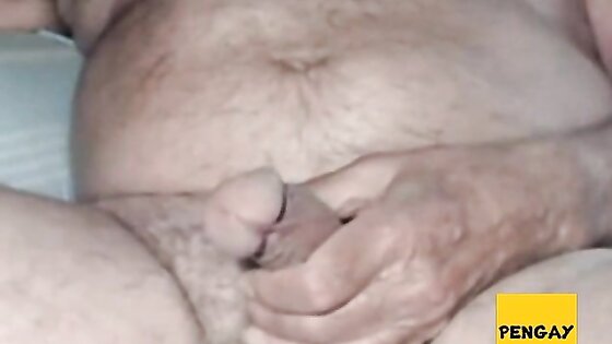 Grandpa is naughty in cam