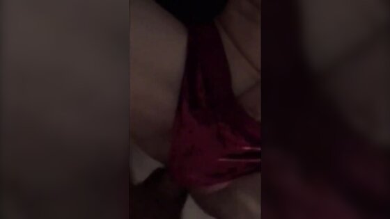 Skinny Crossdresser Fucked in Red Thong