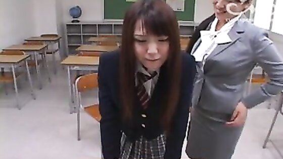 Japanese School Girl Spanked By Her Teacher
