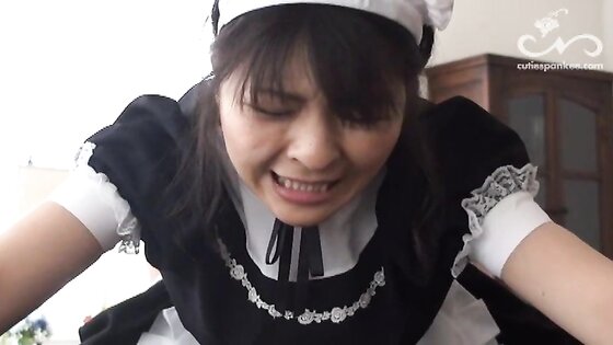 Japanese Madam Caning Her Maid